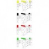 Ventil manual 5/2, alimentare aer G1/8, actionare maneta