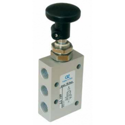 Ventil manual 5/2, alimentare aer G1/8, buton