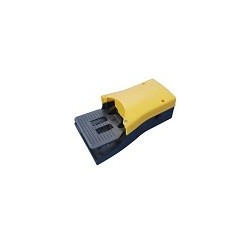 Pedala electrica NO/NC, bistabila fara protectie (capac rosu)