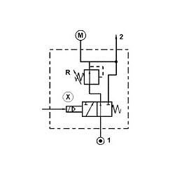 Valva NC cu 2 presiuni, cu comanda electrica