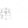 Oscilator 5/2, filet G1/8, cu 2 valve logice "NU", cu actionare electrica