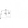 Oscilator 5/2, filet G1/8, cu 2 valve logice "NU", cu actionare pneumatica