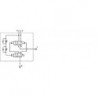 Oscilator actionat pneumatic cu repozitionare