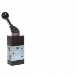 Ventil bistabil 3/2, cu levier,filet G1/4