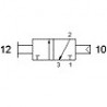 Ventil 3/2,actionare prin tragere,filet G1/4,revenire pneumatica