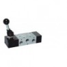 Ventil 5/2, levier 90°,filet G1/4, revenire pneumatica