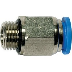 Cuple rapide push-in polimer drepte filet exterior