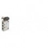 Ventil 5/2 levier rola,16 mm, filet G1/8, revenire arc