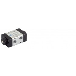 Ventil 3/2 actionare mecanic dublu, filet G1/8