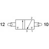 Ventil servopilotat 3/2,actionat mecanic dublu ,filet G1/8
