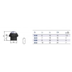 Amortizor zgomot plastic plasa inox