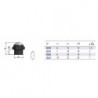 Amortizor zgomot plastic plasa inox