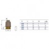 Amortizor zgomot bronz sinterizat con