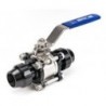 Robinet inox sfera racord teava aluminiu