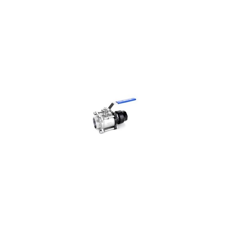 Robinet inox sfera racord teava aluminiu + filet int.