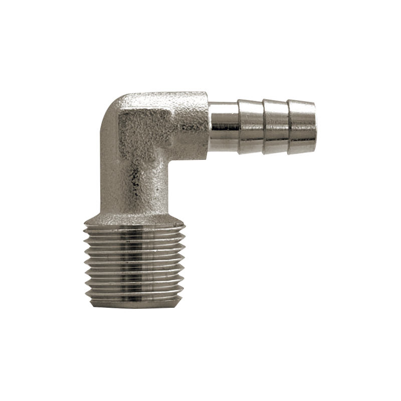 Racord bradut L cu filet exterior