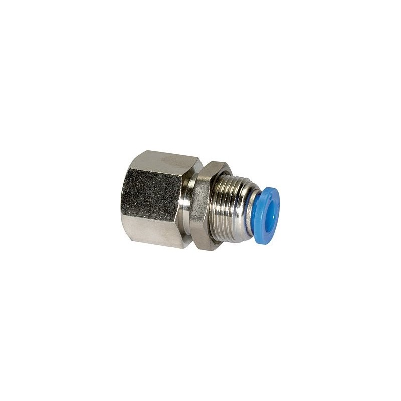 Cuple rapide push-in de panou polimer drepte filet interior
