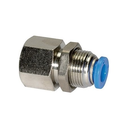 Cuple rapide push-in de panou polimer drepte filet interior