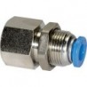 Cuple rapide push-in de panou polimer drepte filet interior