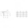 Dop conic cu filet exterior
