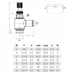 Regulator metalic flux bidirectional