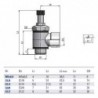 Regulator metalic flux valva