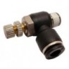 Regulator polimer flux valva
