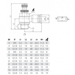 Regulator polimer flux cilindru