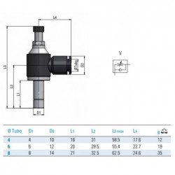 Regulator polimer flux valva