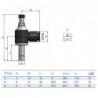 Regulator polimer flux valva