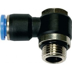 Cuple rapide push-in polimer Banjo ''L'' filet exterior