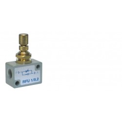 Regulator metalic flux unidirectional