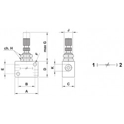 Regulator metalic flux bidirectional