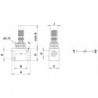 Regulator metalic flux bidirectional