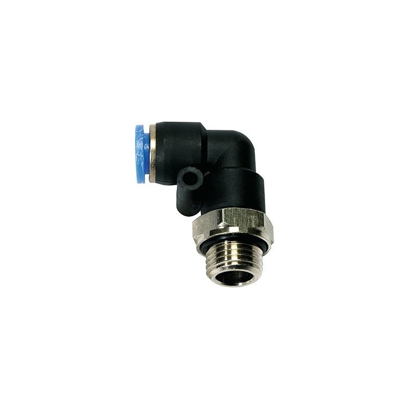 Cuple rapide push-in polimer ''L" filet exterior