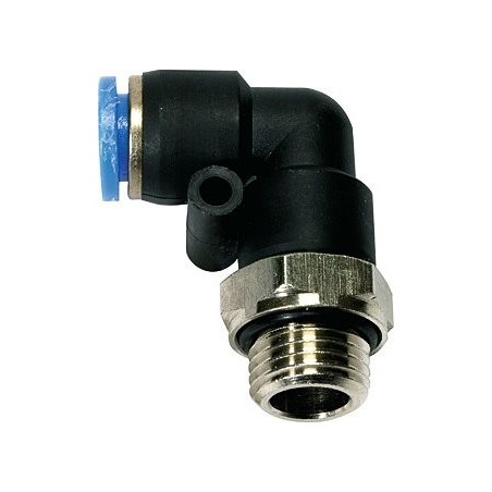 Cuple rapide push-in polimer ''L" filet exterior