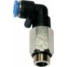 Cuple rapide push-in polimer ''L" extins filet exterior