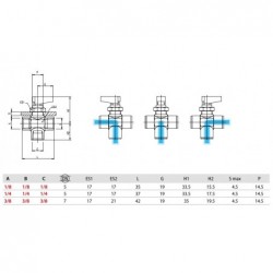 Minirobinet M-M-M 3/2