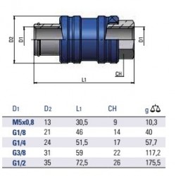 Robinet Slide 3/2 Filet F/F