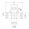 Cuple rapide push-in polimer cruce