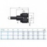 Cupla rapida push-in