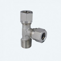 Racord compresiune  tip T filet exterior lateral