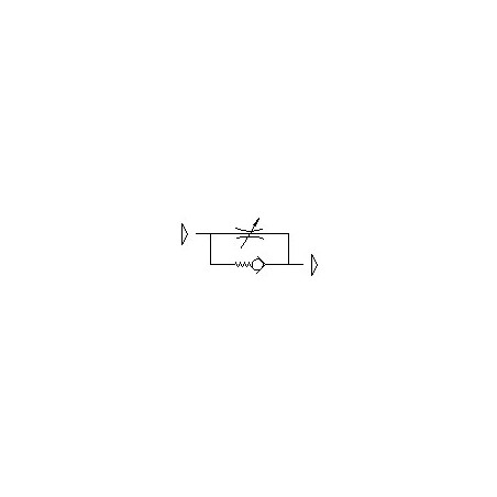 Regulator flux din polimer unidirectional