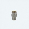 Racord metalic drept fil. ext. 80 bar