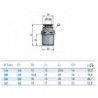 Racord rapid drept Ceata fil. ext. 80 Bar