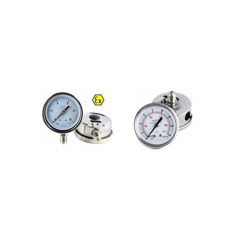 Manometru complet Inox pentru Abur