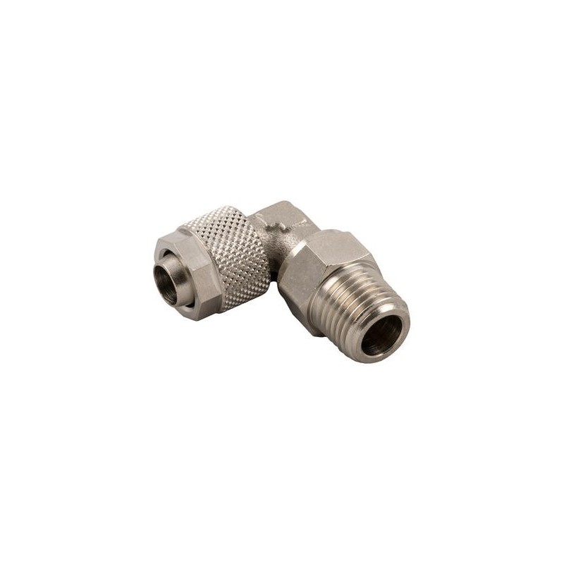 Racord push-on tip ,,L'' rotativ filet conic