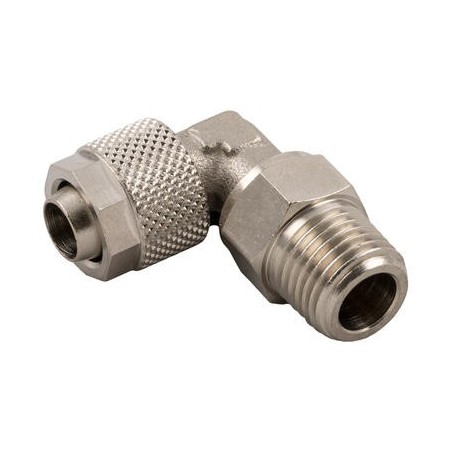 Racord push-on tip ,,L'' rotativ filet conic