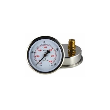 Manometru posterior D100 filet G1/2 carcasa Inox-Glicerina