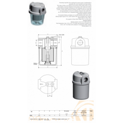 Filtru Aspiratie cu Cartus Inox